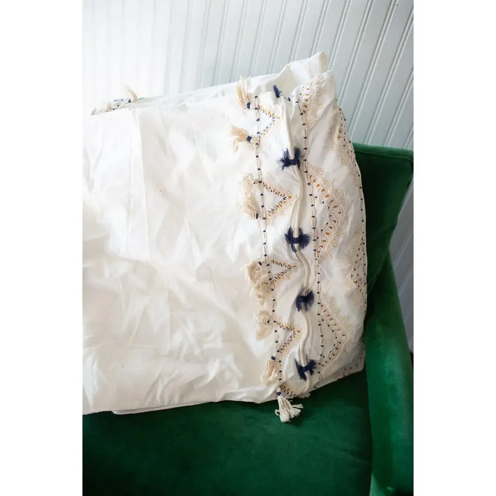 Anthropologie Vineet Bahl Embroidered Romula Duvet Cover Twin